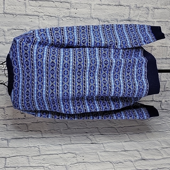 CROWN & IVY Blue Crew Neck Thick Sweater XL - Picture 5 of 6